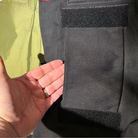 Jack Spade Greene St.Messenger Bag in Black canvas with Olive Green interior - Picture 10 of 16